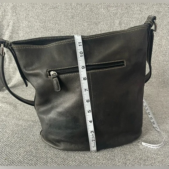 Charter Club Black Shoulder Bag - Picture 7 of 16
